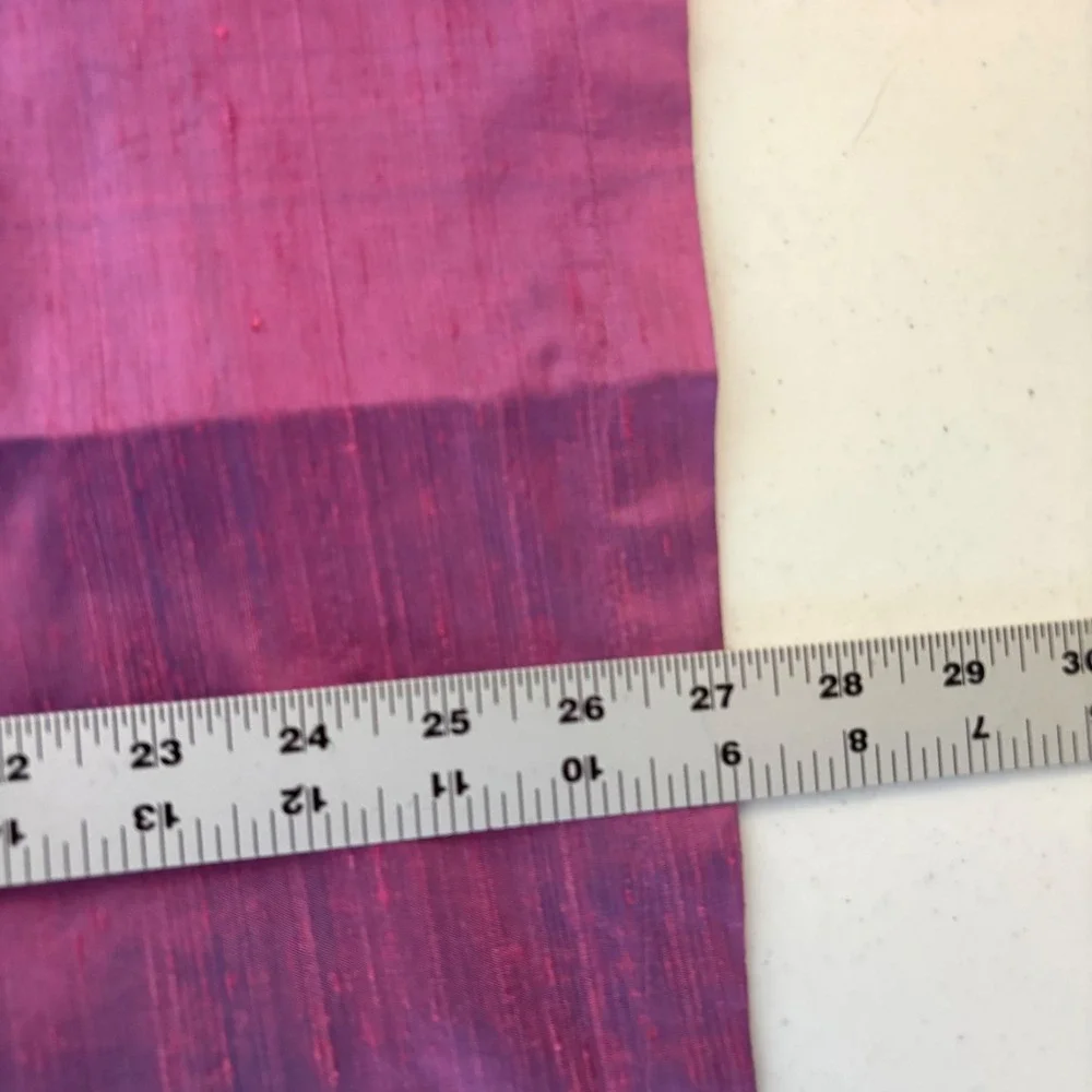 Anu by Natural Women M Purple Iridescent‎ Raw Silk Shacket Oversized Lagenlook